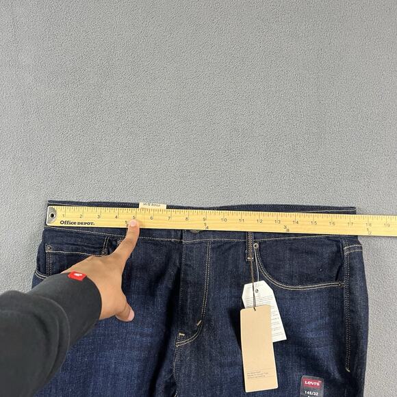 Levi's 515 Jeans Womens 14 Blue Boot Cut Stretch Dark Wash Western Rodeo - Picture 9 of 12